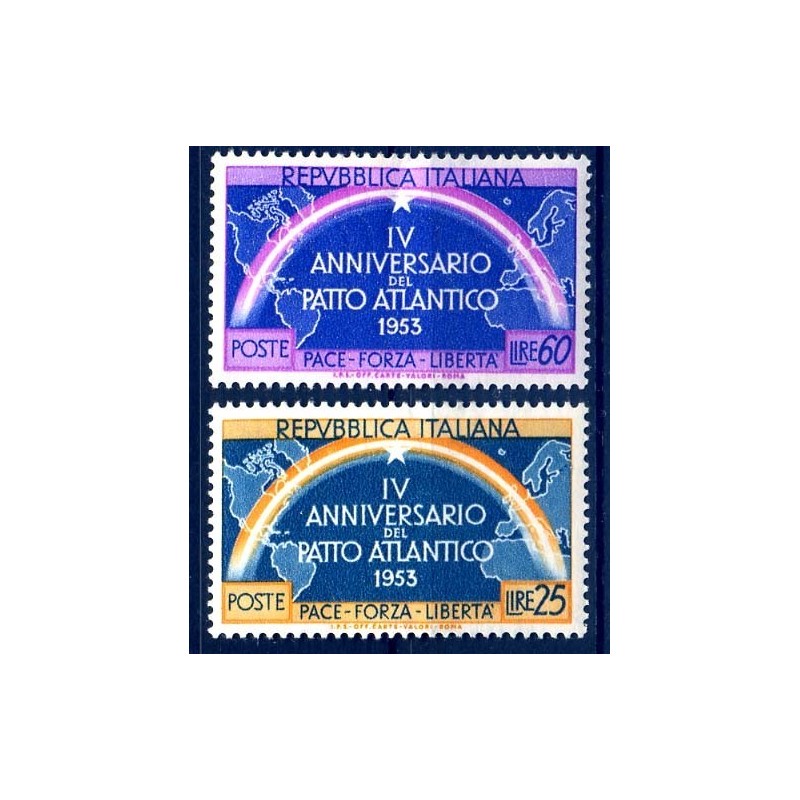 ITALIA 1953 - PATTO ATLANTICO SERIE NUOVA **