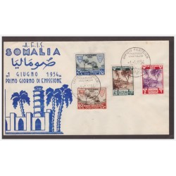 SOMALIA AFIS 1953 - LEBBROSI  - FDC