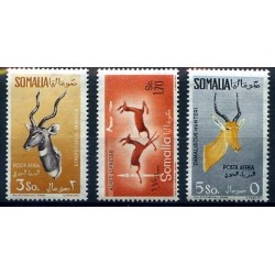 SOMALIA AFIS 1958/9 - POSTA AEREA ANIMALI Serie nuova **
