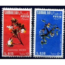SOMALIA AFIS 1958 - FIORI VALORI COMPLEMENTARI **