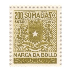 SOMALIA AFIS 1957 - MARCA DA BOLLO 200 Somali NUOVA **
