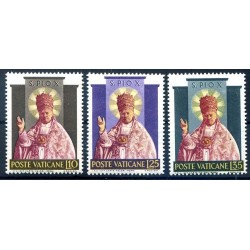 VATICANO 1954 - SANTIFICAZIONE DI PIO X SERIE NUOVA **