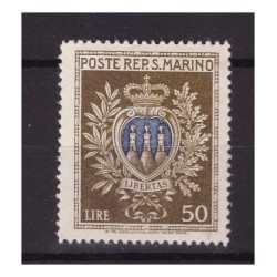 1945/6 - STEMMI  LIRE  50  NUOVO  **