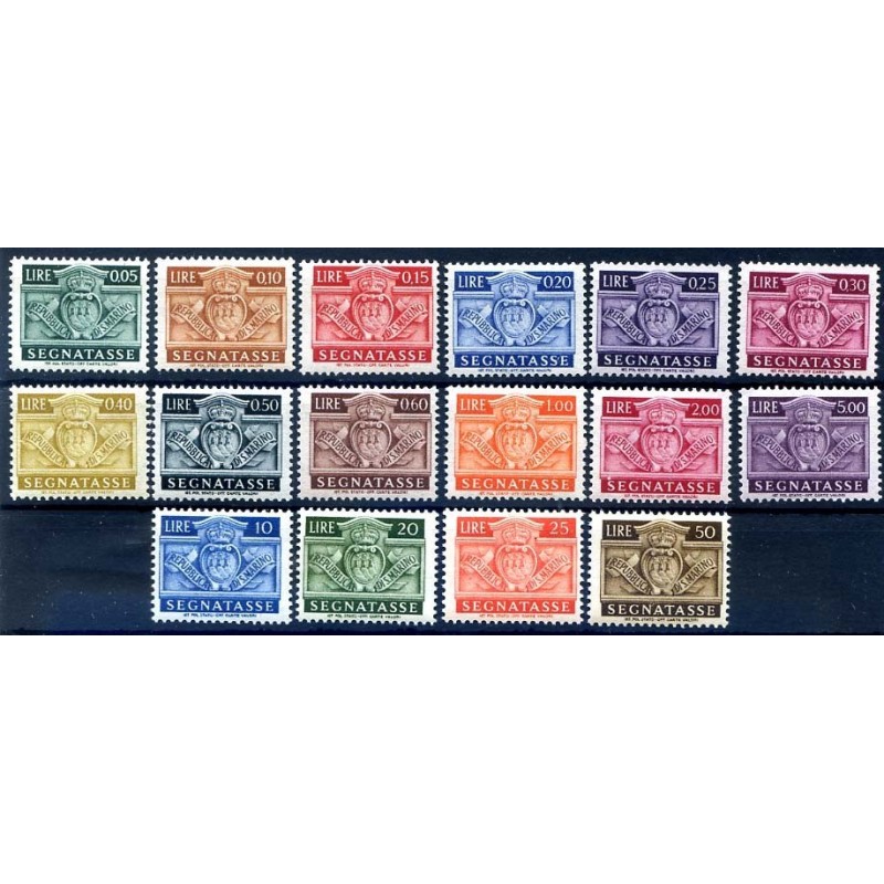 SAN MARINO 1945 - SEGNATASSE SERIE NUOVA **
