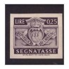 SAN MARINO 1945 - SEGNATASSE Cent. 25 NON DENTELLATO NUOVO **