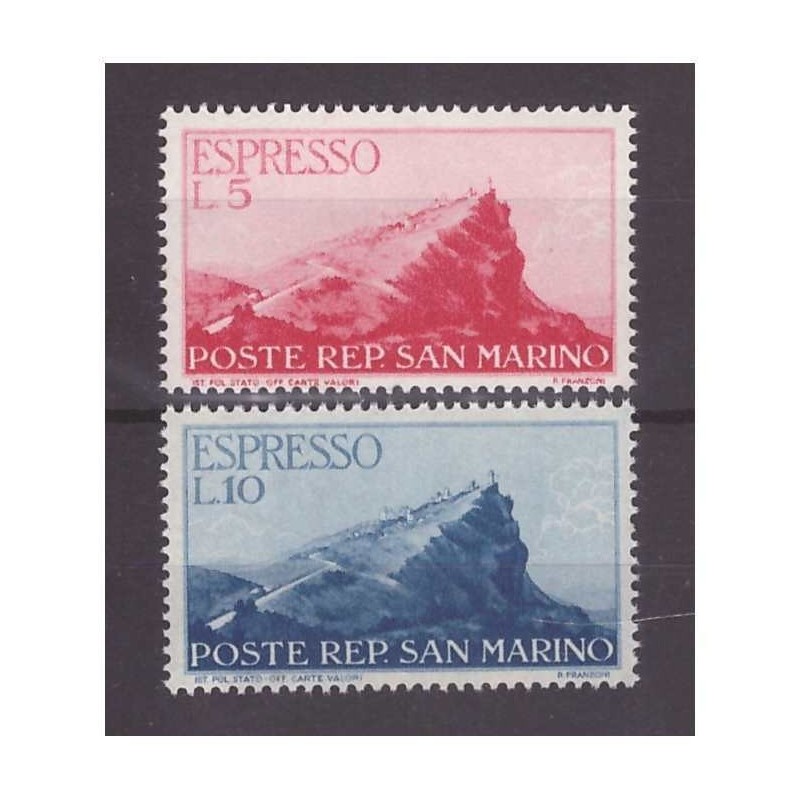 SAN MARINO 1946- ESPRESSI SERIE NUOVA **