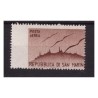 SAN MARINO 1946 - POSTA AEREA VEDUTE ( 1 ) LIRA VARIETA' NUOVO **
