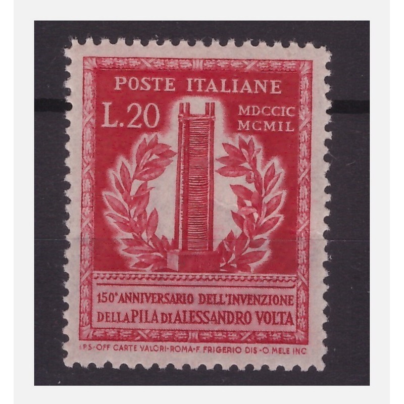 ITALIA 1949 - VOLTA LIRE 20 DENTELLATO 13 1/4 NUOVO **
