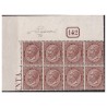REGNO 1863 - 30 CENTESIMI TORINO - NUMERO DI TAVOLA