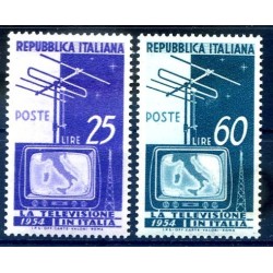 ITALIA 1954 - TELEVISIONE SERIE  NUOVA  **