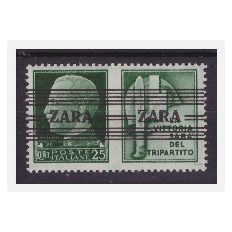 ZARA 1943 PROPAGANDA - CENTESIMI 25 - NUOVO **