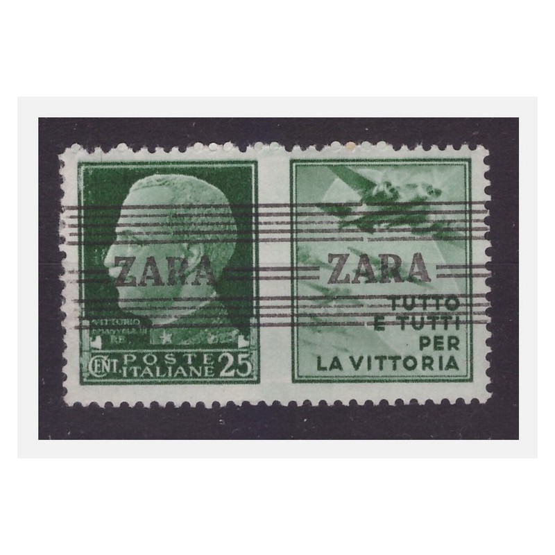ZARA 1943 PROPAGANDA - CENTESIMI 25 - NUOVO **