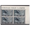 REGNO D'ITALIA 1933 - ESPRESSO AEREO Lire 2,25 QUARTINA LUSSO **