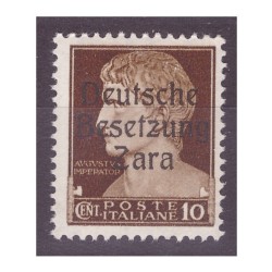 ZARA 1943 - 10 CENTESIMI - PRIMO TIPO NUOVO **