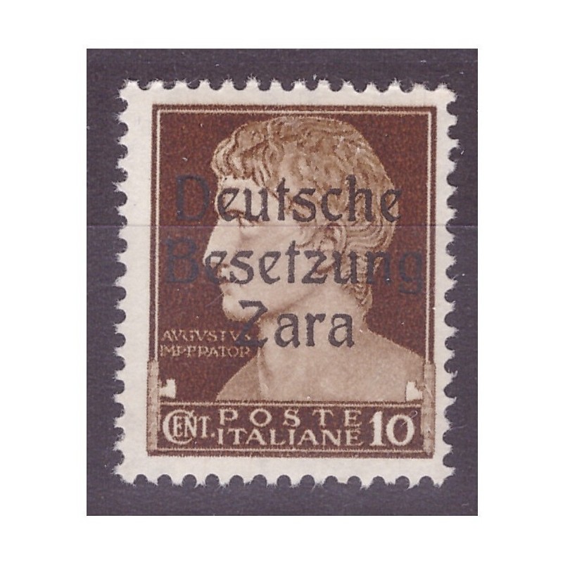 ZARA 1943 - 10 CENTESIMI - PRIMO TIPO NUOVO **