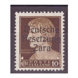 ZARA 1943 - 10 CENTESIMI - SECONDO TIPO NUOVO **