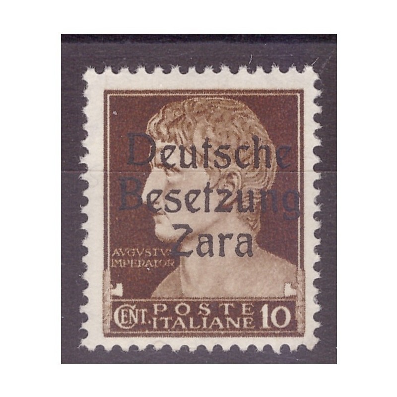 ZARA 1943 - 10 CENTESIMI - SECONDO TIPO NUOVO **