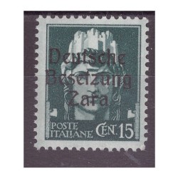 ZARA 1943 - 15 CENTESIMI - PRIMO TIPO NUOVO **