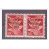 ZARA 1943 POSTA AEREA - CENTESIMI 80 - COPPIA DUE TIPI NUOVO **