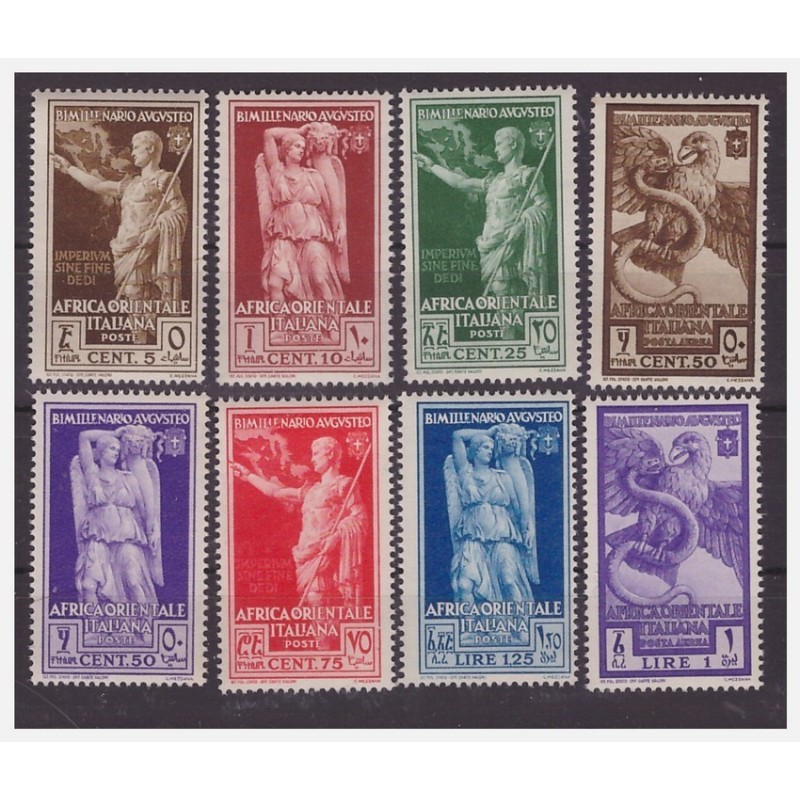 AOI 1938 - BIMILLENARIO DI AUGUSTO PO + PA SERIE NUOVA **