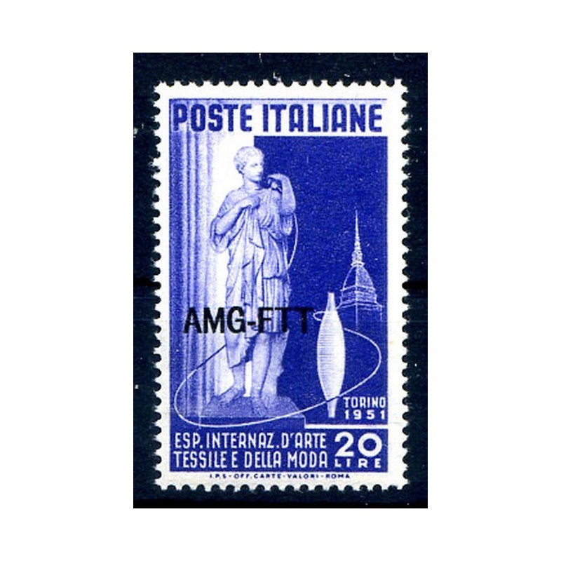 TRIESTE A - 1951 ARTE TESSILE NUOVO **