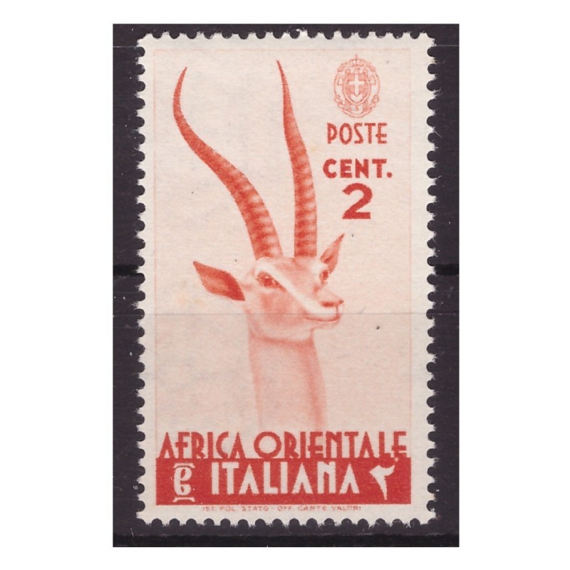 AOI - 1938 SOGGETTI VARI - Cent. 2 NUOVO **