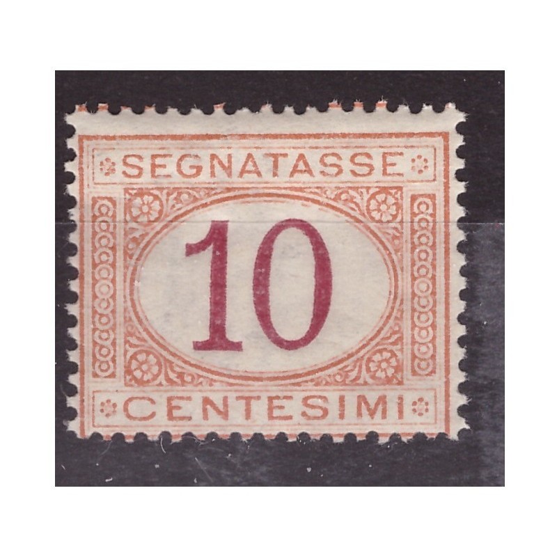 REGNO  1890 -  SEGNATASSE   Centesimi 10   Nuovo **
