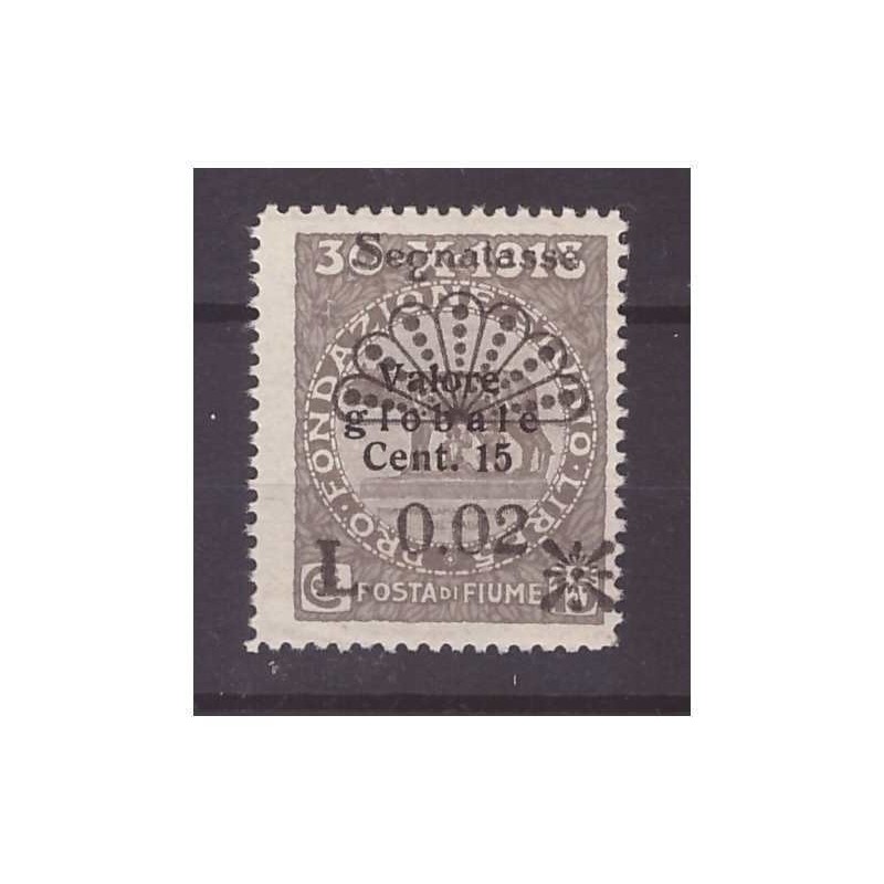 FIUME SEGNATASSE  -   Cent.  2  nuovo **