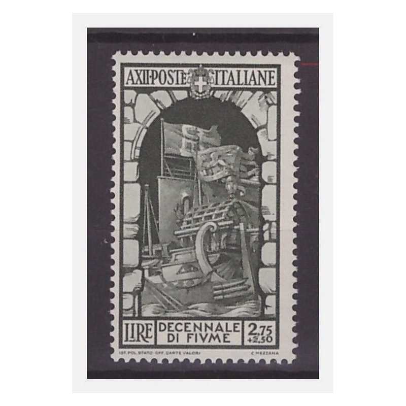REGNO 1934 - ANNESSIONE FIUME LIRE 2,75 - NUOVO **