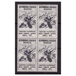 ITALIA 1952  -  TRUPPE ALPINE   QUARTINA NUOVA **