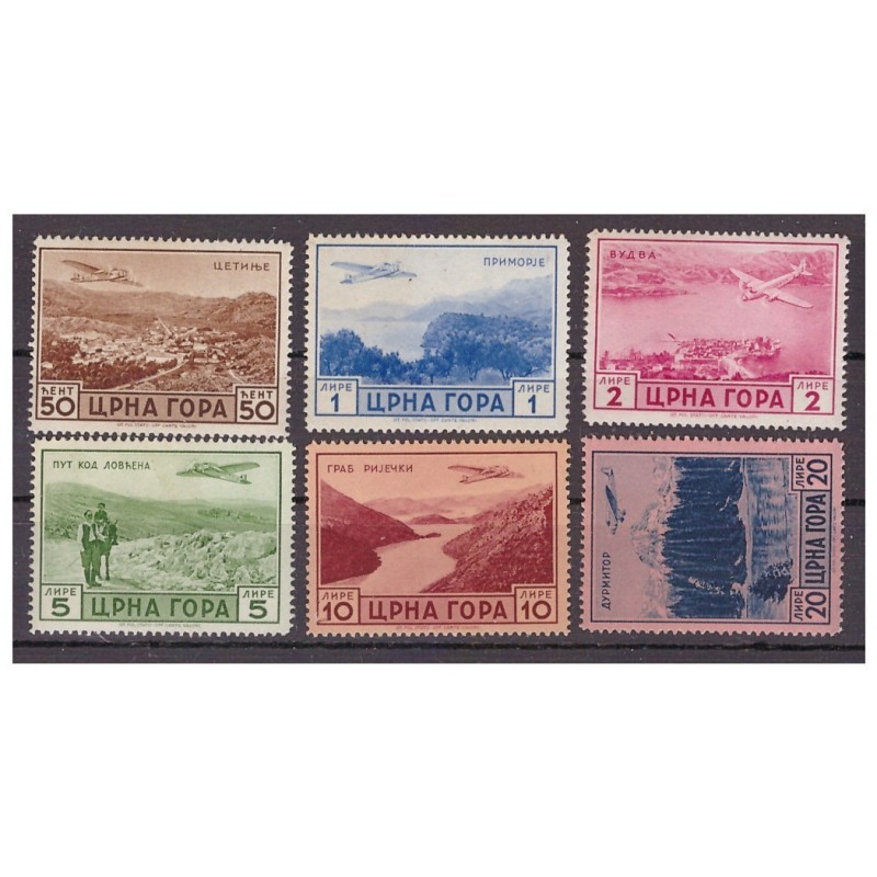 MONTENEGRO 1943 - SERTO DELLA MONTAGNA - POSTA AEREA -  SERE NUOVA