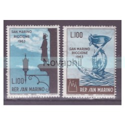 SAN MARINO 1963 - GIORNATA FILATELICA SERIE NUOVA **