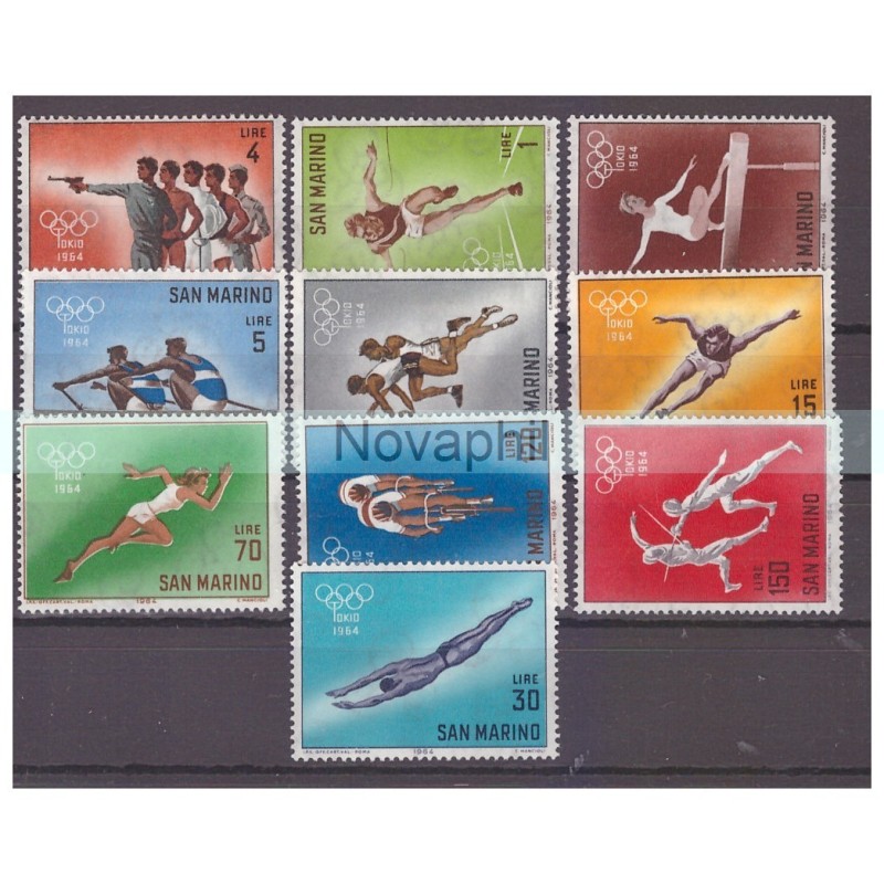 SAN MARINO 1964 - OLIMPIADI DI TOKYO - SERIE NUOVA **