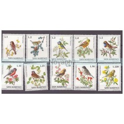 SAN MARINO 1972 -  UCCELLI  SERIE   NUOVA **