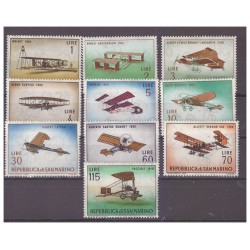 SAN MARINO 1962 - STORIA DELL'AVIAZIONE - SERIE NUOVA **