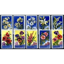SAN MARINO - 1957 FIORI SERIE NUOVA **
