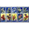 SAN MARINO - 1957 FIORI SERIE NUOVA **