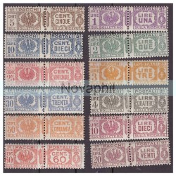 REGNO 1927-32 - PACCHI POSTALI - SERIE NUOVA **