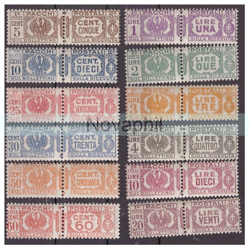 REGNO 1927-32 - PACCHI POSTALI - SERIE NUOVA **