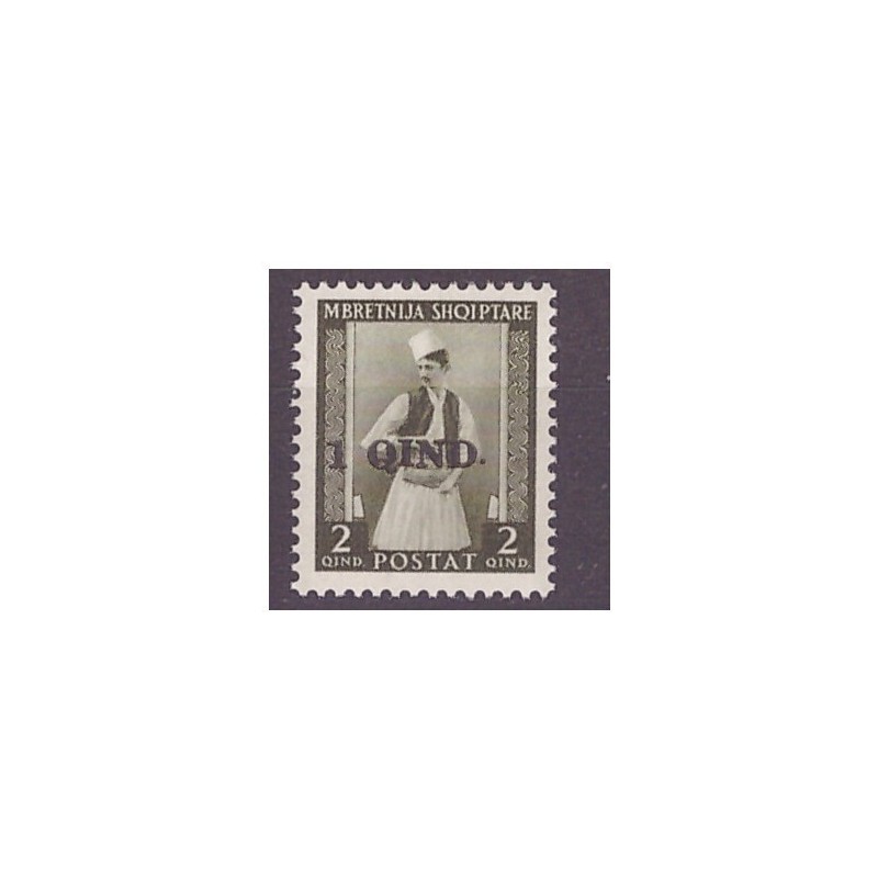 ALBANIA 1942 - SOPRASTAMPATO   NUOVO  **