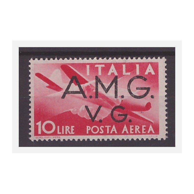 TRIESTE  AMG VG - POSTA  AEREA 10 LIRE   NUOVO **
