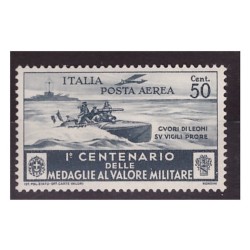 REGNO 1934 - MEDAGLIE POSTA AEREA Centesimi 50 NUOVO **