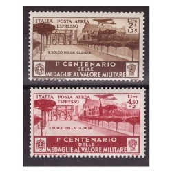REGNO 1934 - MEDAGLIE ESPRESSI AEREI SERIE NUOVA **