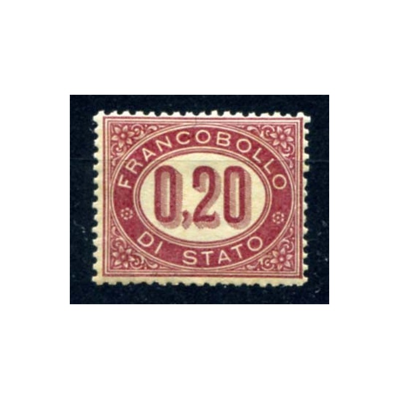 SERVIZIO 1875 20 Cent Nuovo **