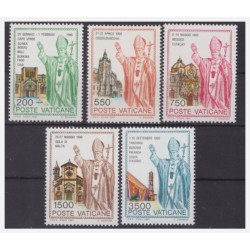VATICANO - 1991  VIAGGI DI  GIOVANNI PAOLO II   SERIE  NUOVA **