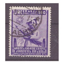 1937 REGNO USATO COLONIE 25 CENT R13 