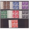 VATICANO - 1947 POSTA AEREA SERIE NUOVA ** QUARTINE LUSSO