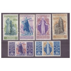 ITALIA 1948 - SANTA CATERINA SERIE PO + PA  NUOVA  * *
