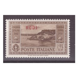 EGEO 1932 RODI - GARIBALDI LIRE 1,75 NUOVO **