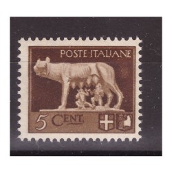 REGNO 1929  -  IMPERIALE    CENTESIMI  5    NUOVO  **